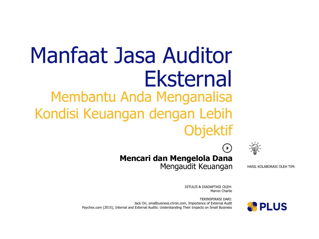 Manfaat Jasa Auditor External Plus Platform Usaha Sosial